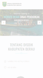 Mobile Screenshot of disdik.beraukab.go.id
